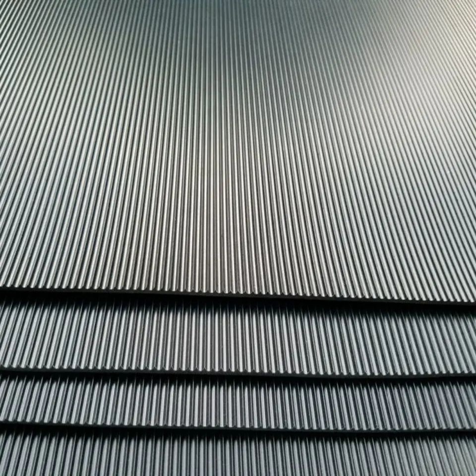 Fine Ribbed Rubber Flooring Mat